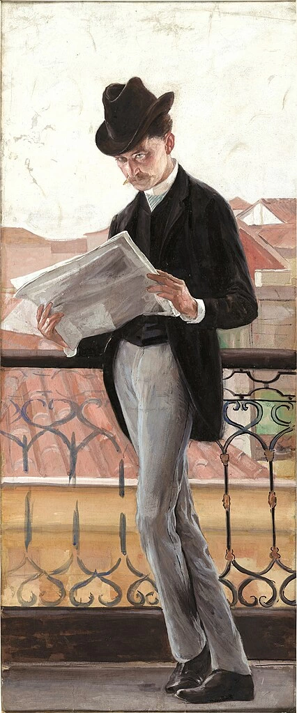 Studio della composizione (Uomo che legge il giornale) - Museo Nazionale di Belle Arti, Rio de Janeiro
